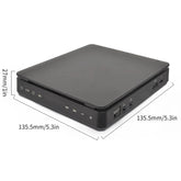 Kecag KC-708 Portable Retro Disc Album CD Player, Disc Album CD Player(Black)